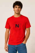 NALINI - Tshirt rosso corallo