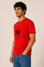 NALINI - Tshirt rosso corallo