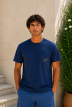 NALINI - T Shirt blue navy