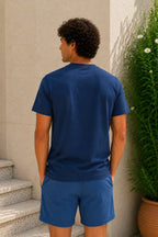 NALINI - T Shirt blue navy